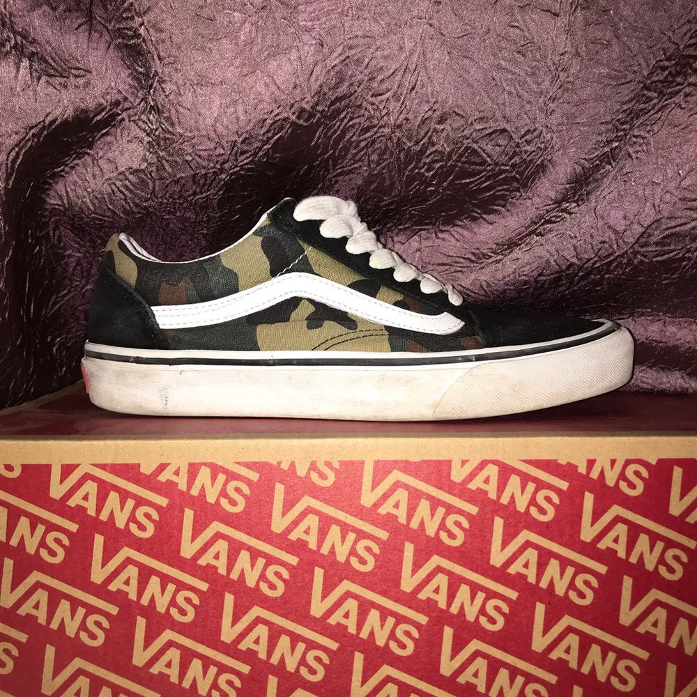 Woodland Camo Old Skool Vans